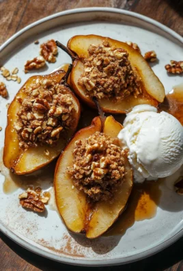 Baked Pears with Walnut Oat Crumble 35 Baked Pears with Walnut Oat Crumble