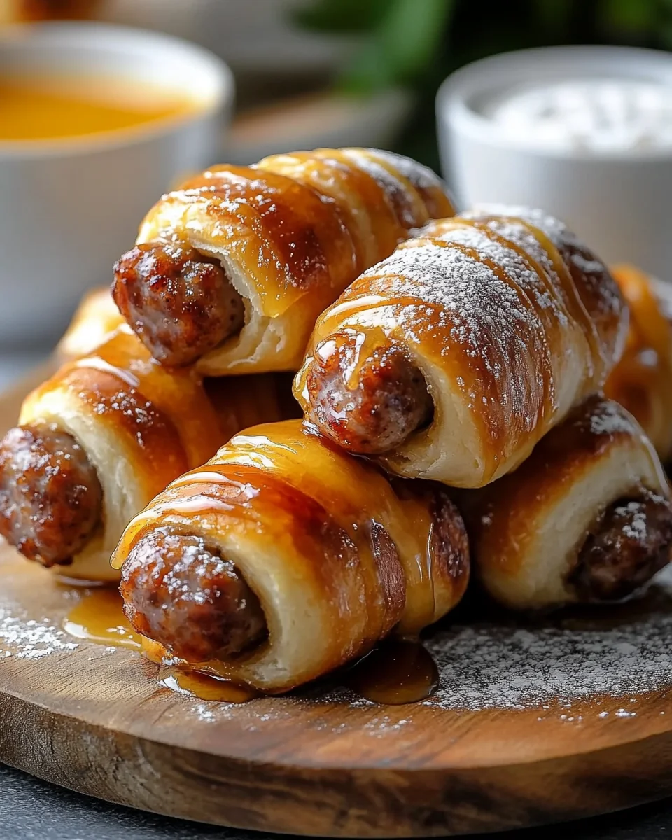 Breakfast Pigs in a Blanket 19 Breakfast Pigs in a Blanket