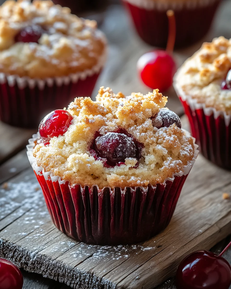 Cherry Cobbler Muffins 27 Cherry