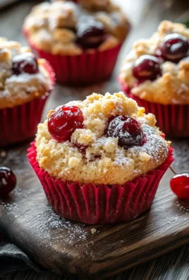 Cherry Cobbler Muffins