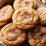 Chewy Pumpkin Snickerdoodle Cookies