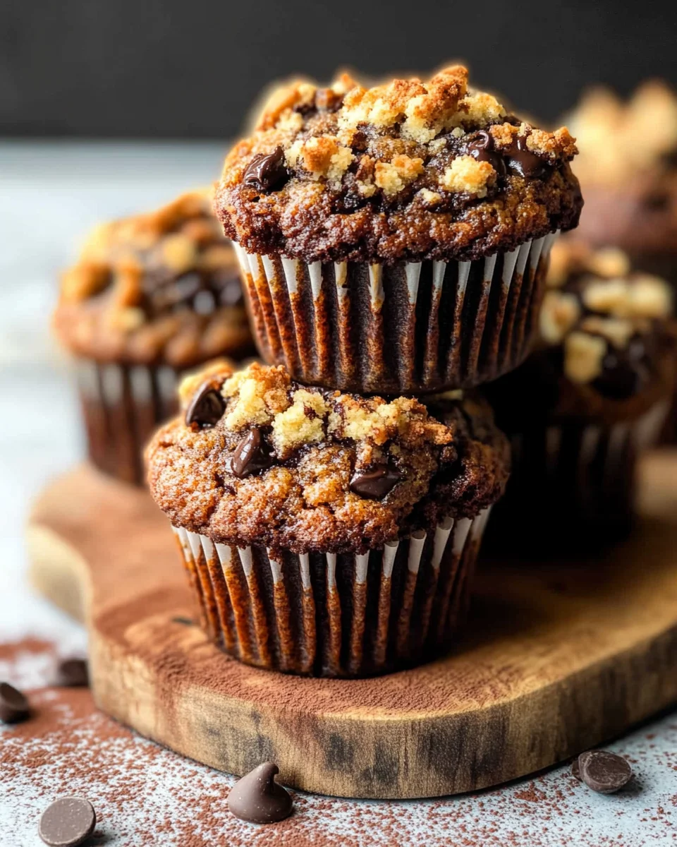 Chocolate Coffee Toffee Crunch Muffins 21 Chocolate