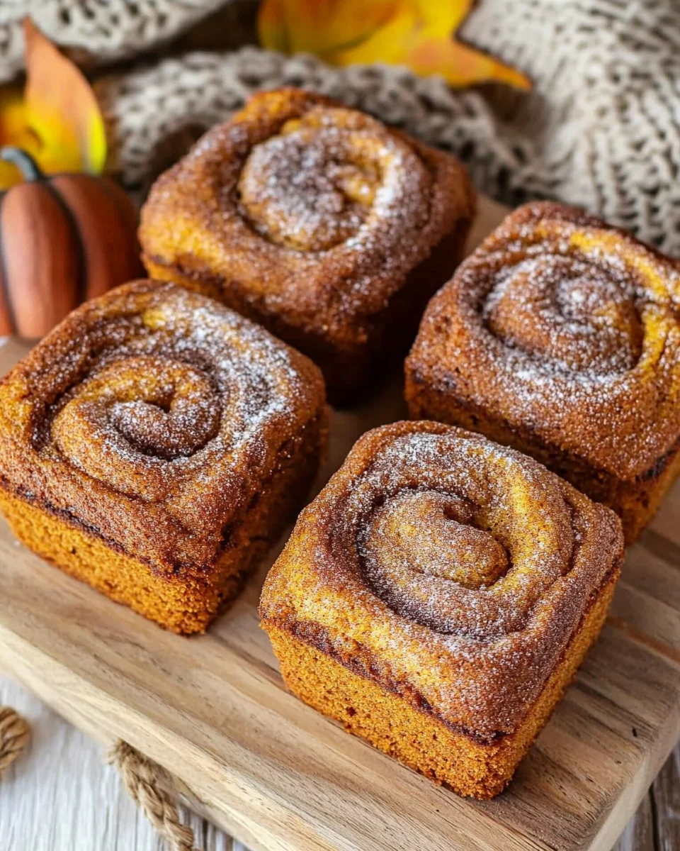 Cinnamon Swirl Pumpkin Bread Mini Loaves 24 Cinnamon