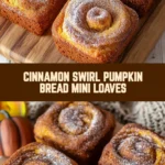 Cinnamon Swirl Pumpkin Bread Mini Loaves 22 Pinterest Hidden Image