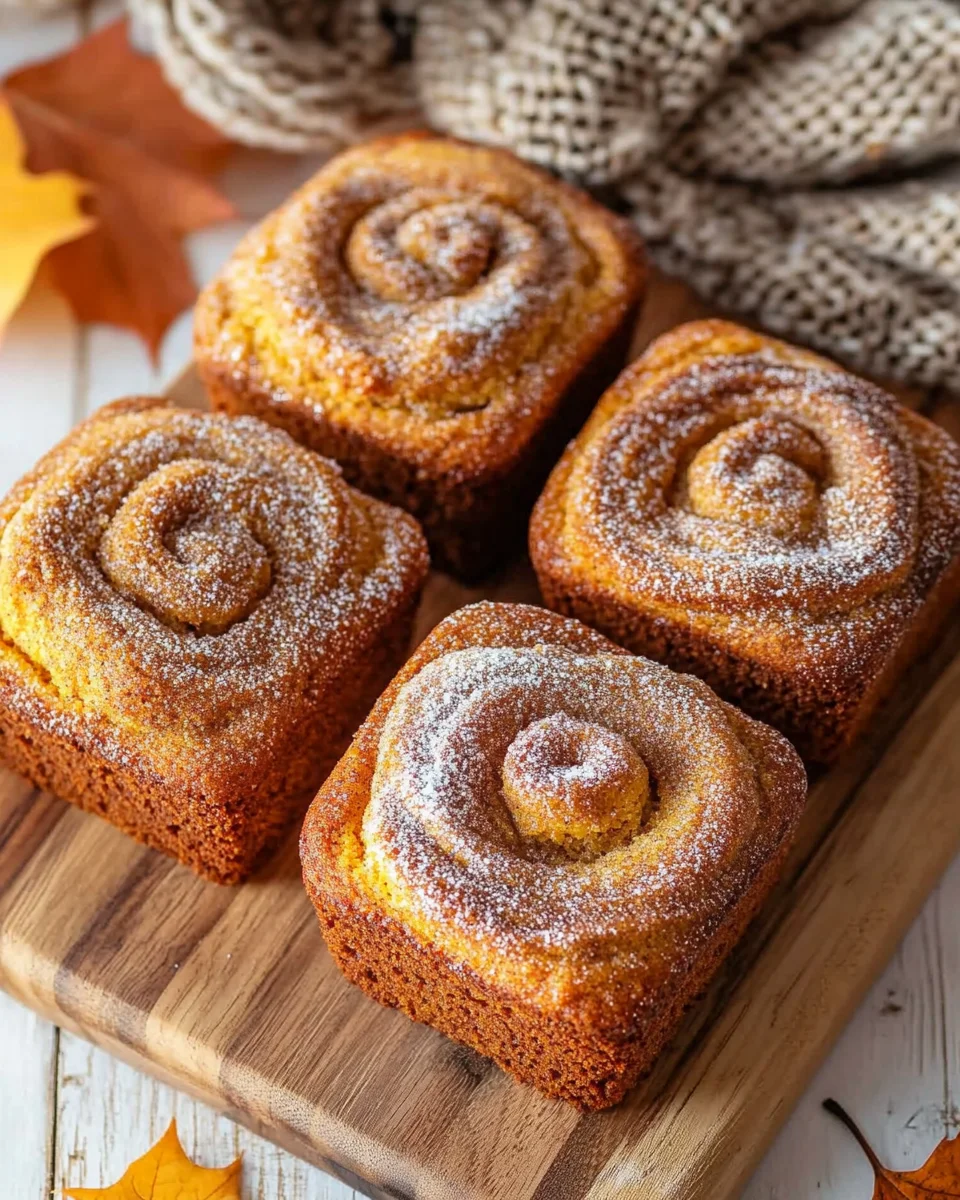 Cinnamon Swirl Pumpkin Bread Mini Loaves 27 Cinnamon Swirl Pumpkin Bread Mini Loaves