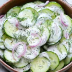 Creamy Cucumber Salad