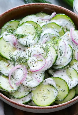Creamy Cucumber Salad 31 Creamy Cucumber Salad