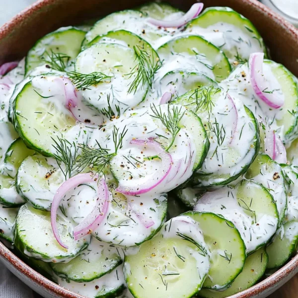 Creamy Cucumber Salad