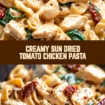 Creamy Sun Dried Tomato Chicken Pasta 16 Pinterest Hidden Image