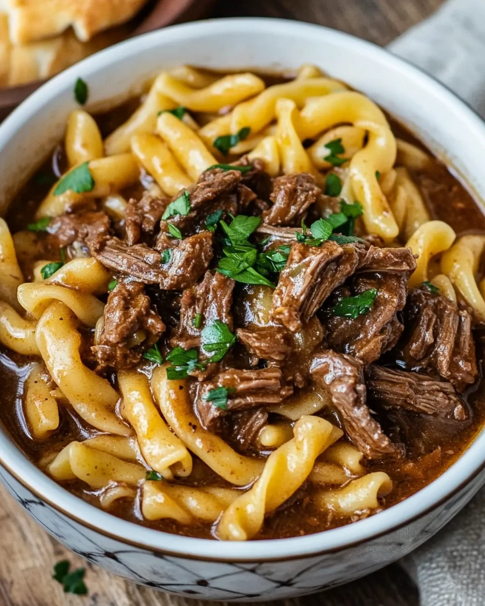 Crock Pot Mississippi Beef Noodles 17 Crock