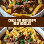 Crock Pot Mississippi Beef Noodles 15 Pinterest Hidden Image