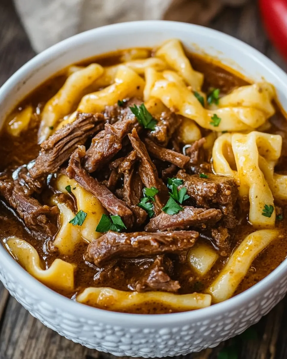 Homepage 6 Crock Pot Mississippi Beef Noodles