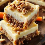 Decadent Carrot Cake Bars with Cream Cheese Frosting