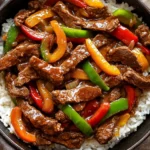 Dump and Go Slow Cooker Pepper Steak