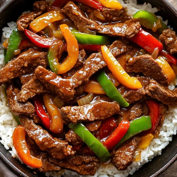 Dump and Go Slow Cooker Pepper Steak