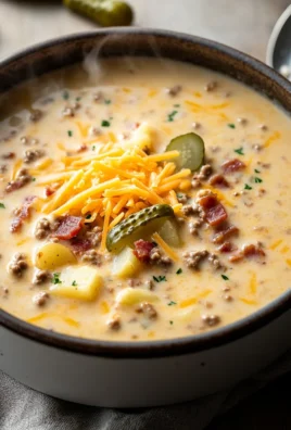 Easy Cheeseburger Soup