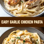 Easy Garlic Chicken Pasta 18 Pinterest Hidden Image