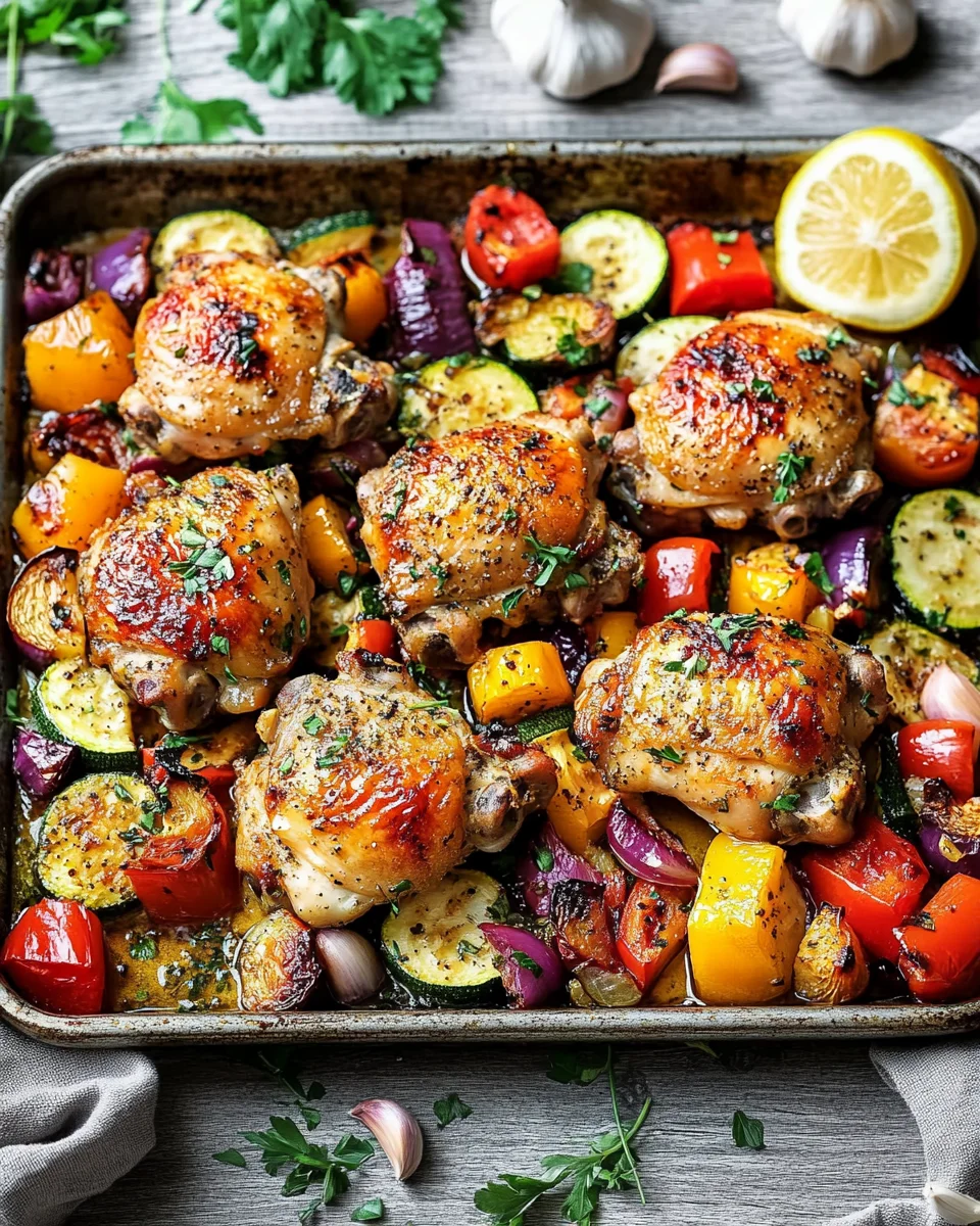 Greek Sheet Pan Chicken Dinner 24 Greek