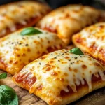 Homemade Easy Cheesy Pizza Pockets