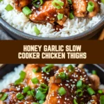 Honey Garlic Slow Cooker Chicken Thighs 17 Pinterest Hidden Image