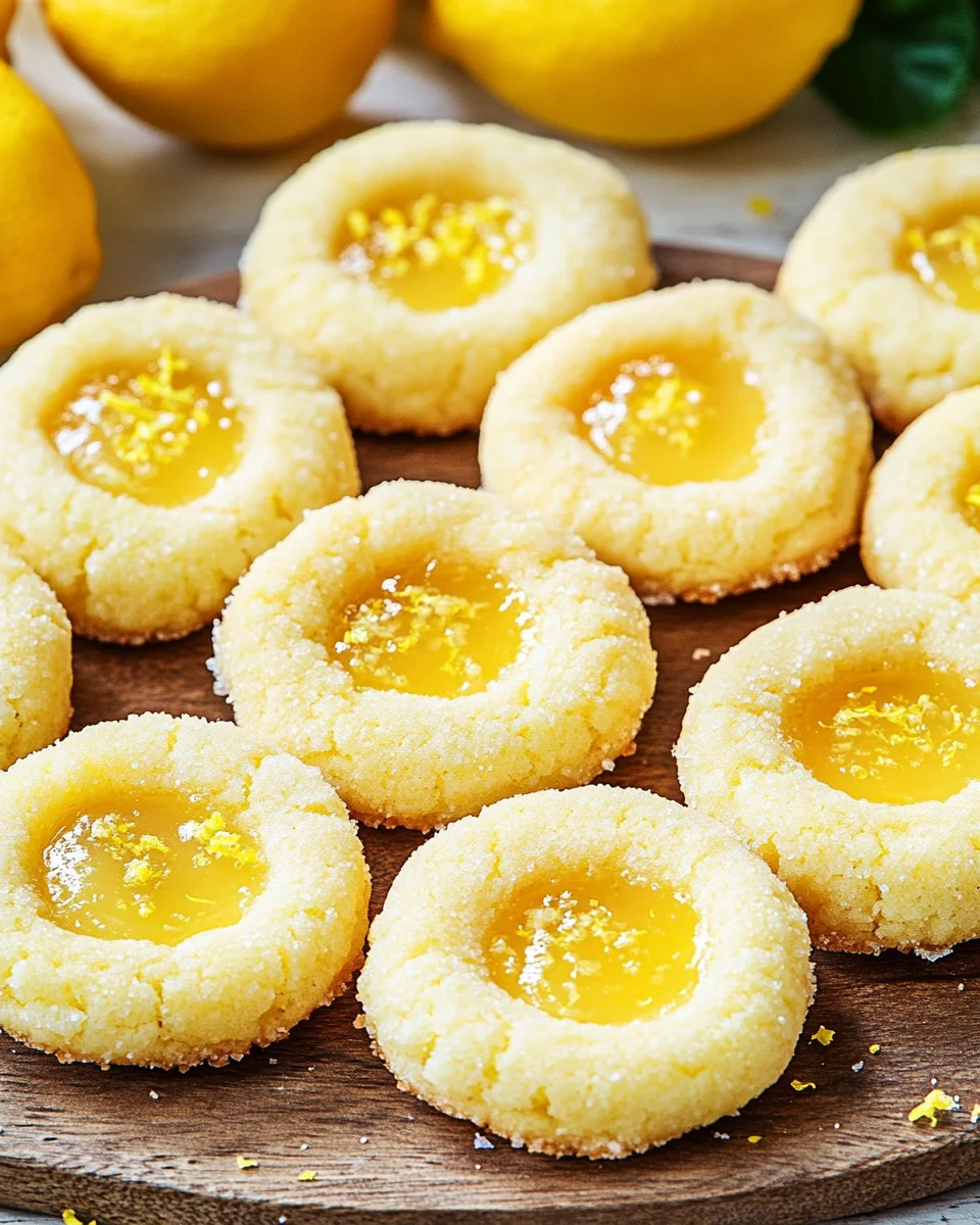 Lemon Curd Cookies Recipe