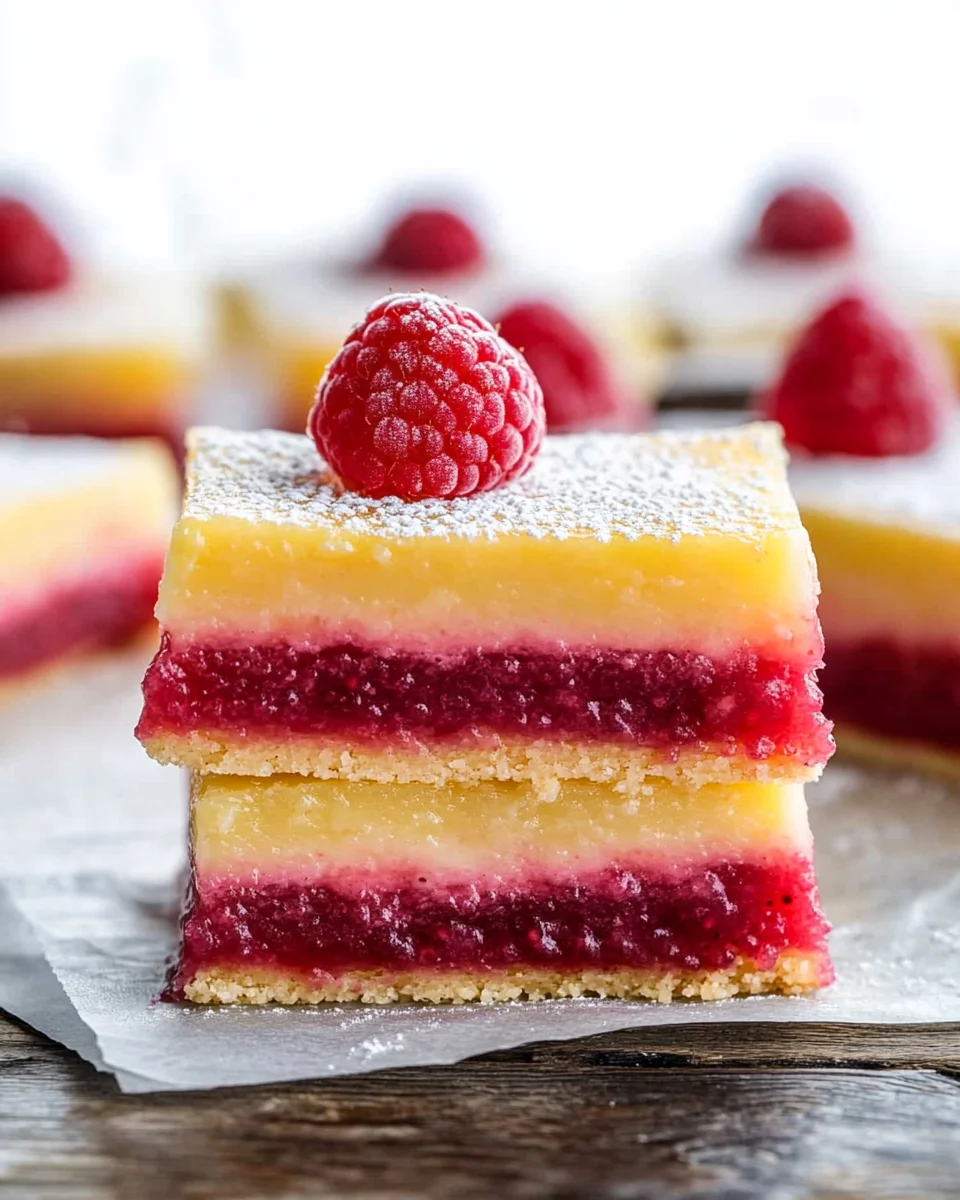 Lemon Raspberry Bars 20 Lemon