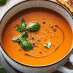 Middle-of-Winter Creamy Tomato Soup (Canned Tomatoes)