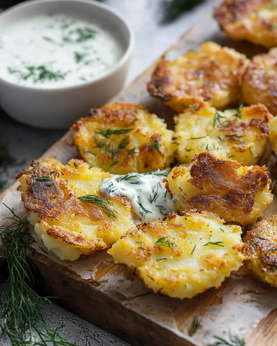Parmesan Smashed Potatoes 18 Parmesan