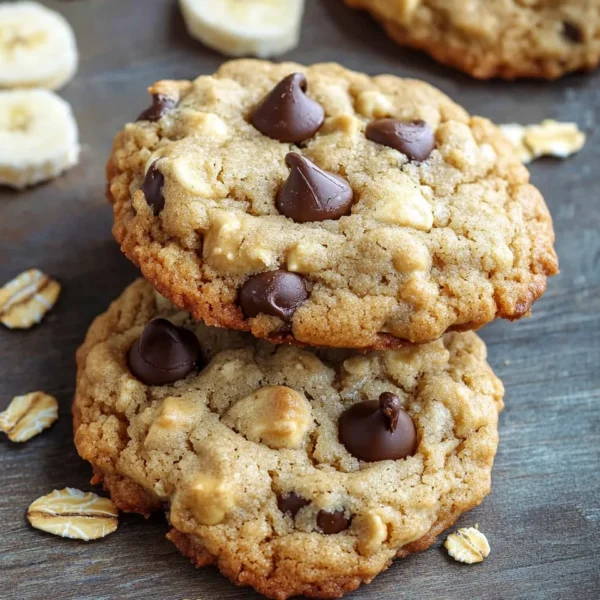 Peanut Butter Banana Cookies