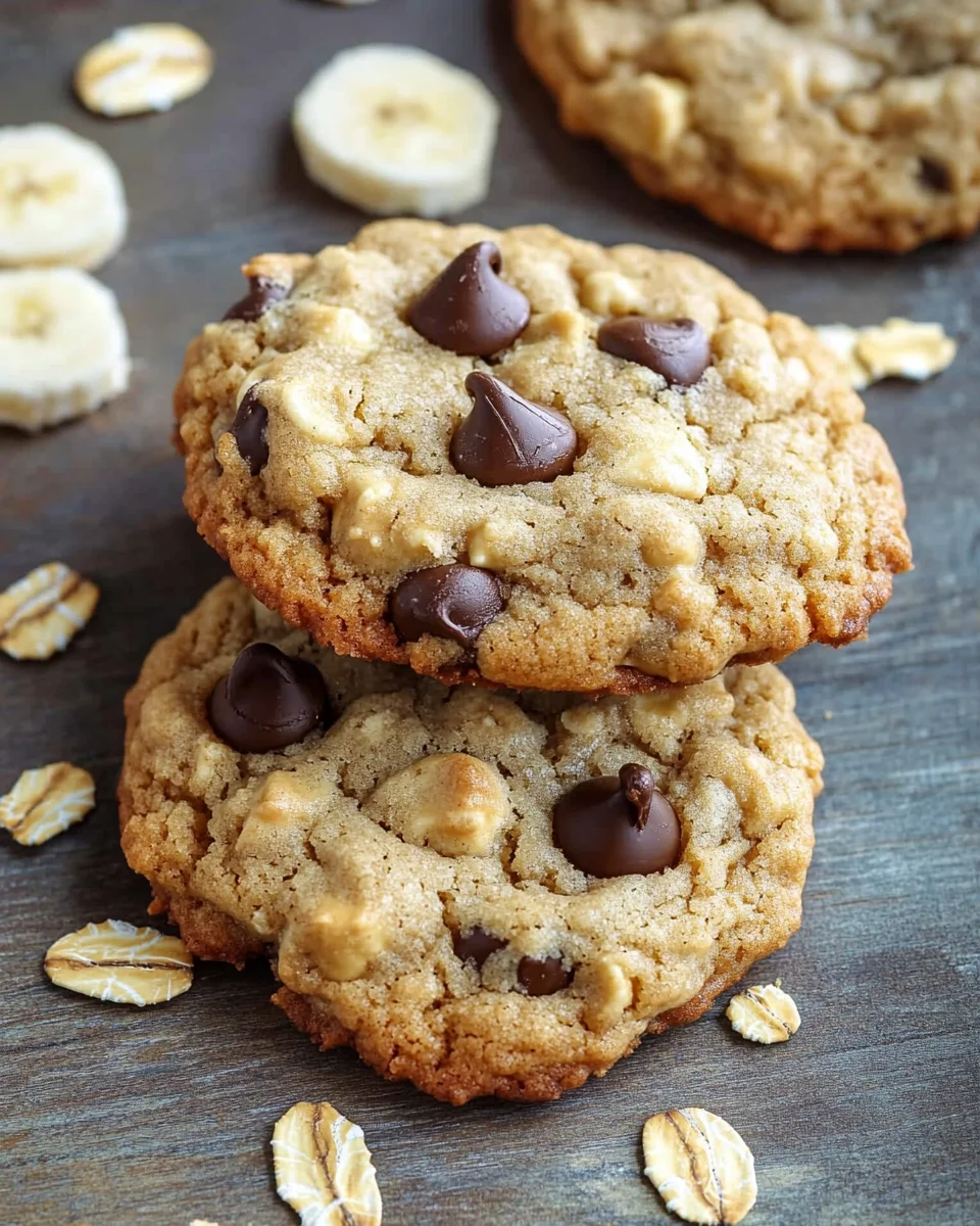 Peanut Butter Banana Cookies