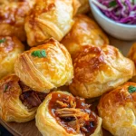 Pulled Pork Pastry Puffs