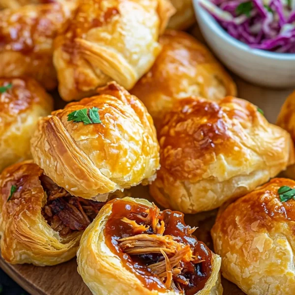 Pulled Pork Pastry Puffs