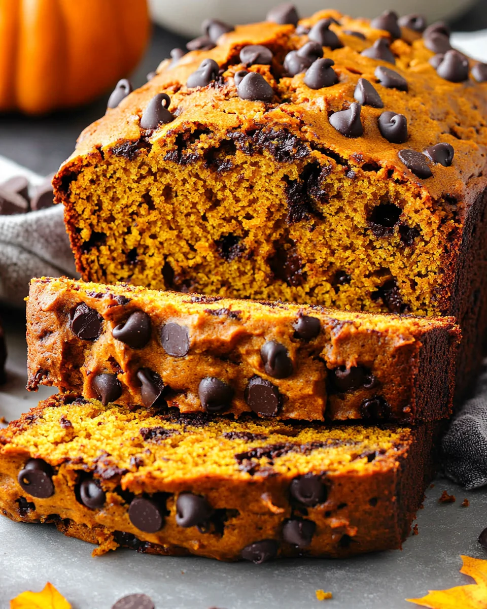Pumpkin Chocolate Chip Bread 26 Pumpkin