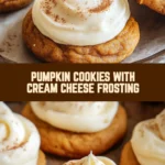 Pumpkin Cookies with Cream Cheese Frosting 27 Pinterest Hidden Image