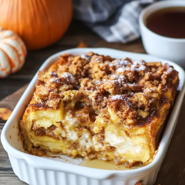 Pumpkin French Toast Casserole