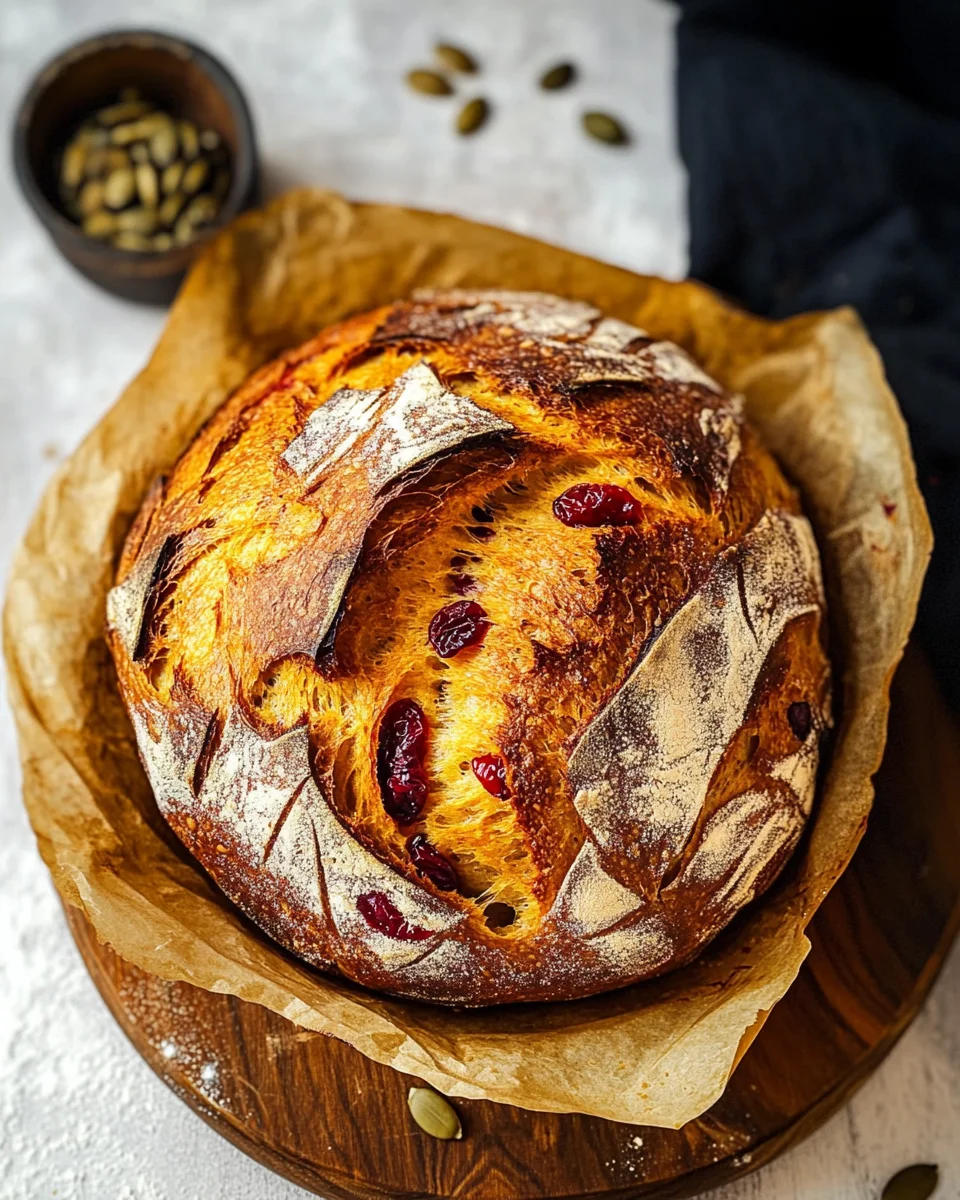 Pumpkin Sourdough Bread