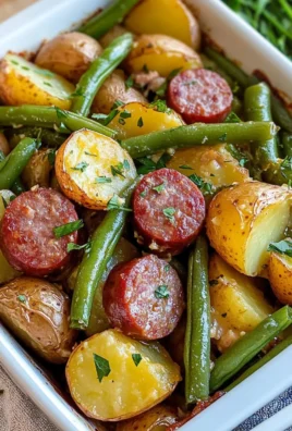 Sausage Green Bean Potato Casserole 4 Sausage Green Bean Potato Casserole