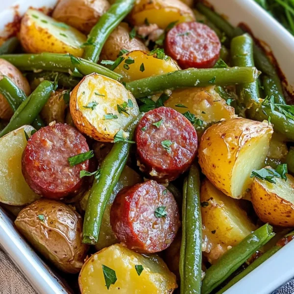 Sausage Green Bean Potato Casserole