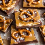 Sea Salt Caramel Pretzel Bark