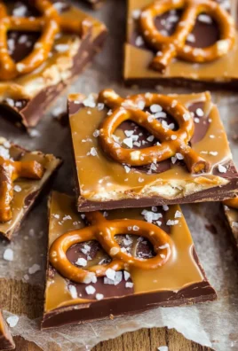 Sea Salt Caramel Pretzel Bark 34 Sea Salt Caramel Pretzel Bark