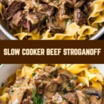 Slow Cooker Beef Stroganoff 17 Pinterest Hidden Image