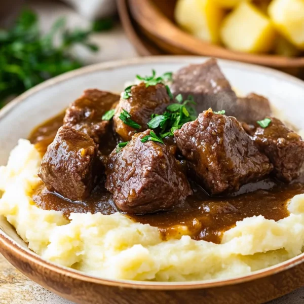 Slow Cooker Steak Bites