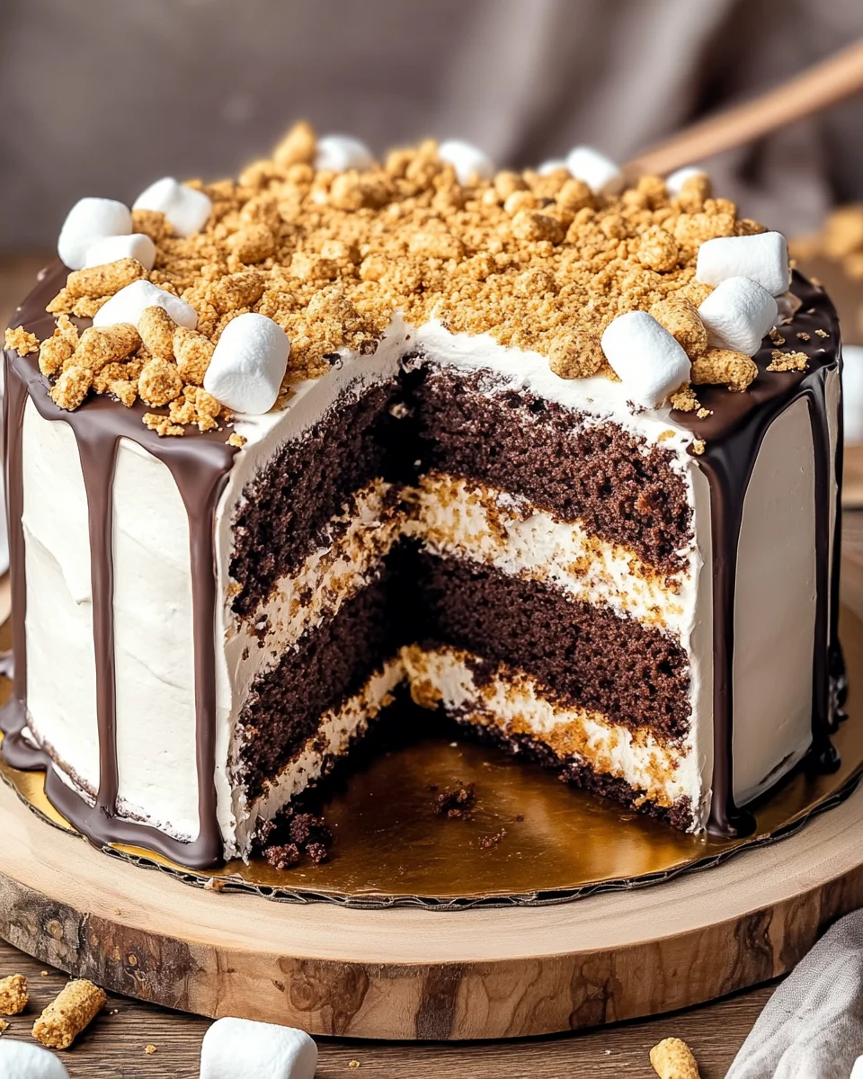 Smores Chocolate Cake 23 Smores