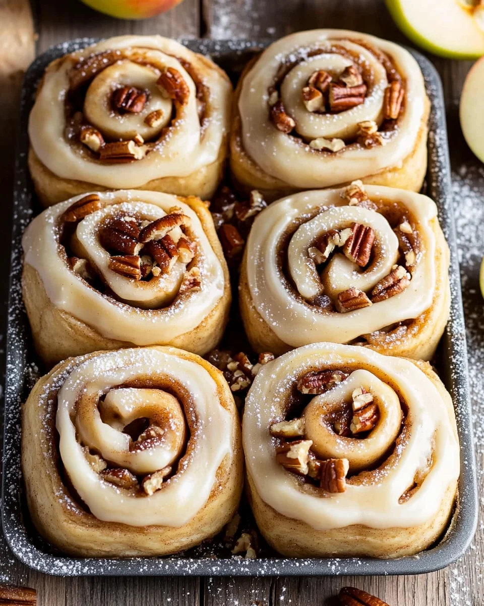 Soft-Baked Apple Cinnamon Rolls 22 Soft-Baked