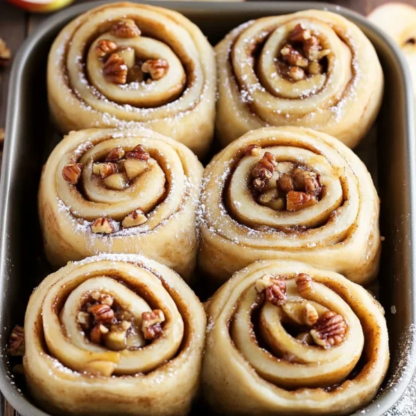 Soft-Baked Apple Cinnamon Rolls