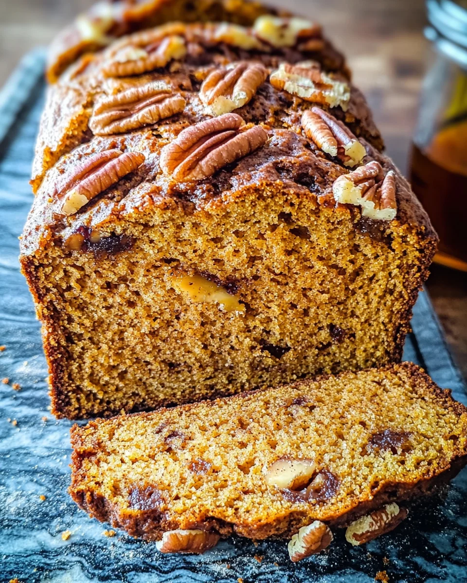 Sweet Sourdough Pumpkin Bread with Cinnamon and Pecans 25 Sweet