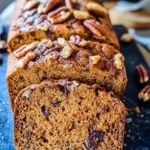 Sweet Sourdough Pumpkin Bread with Cinnamon and Pecans