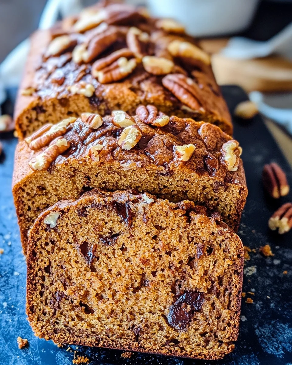 Homepage 15 Sweet Sourdough Pumpkin Bread with Cinnamon and Pecans