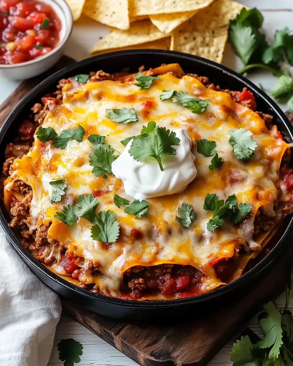 Taco lasagna