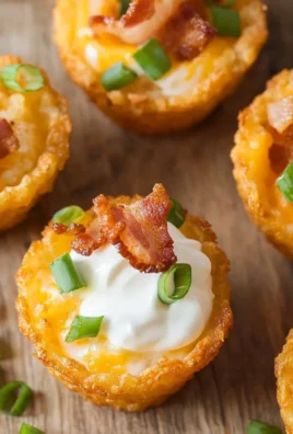 Tater Tot Appetizer Cups (How to Make Tater Tot Appetizers) 23 Tater Tot Appetizer Cups (How to Make Tater Tot Appetizers)